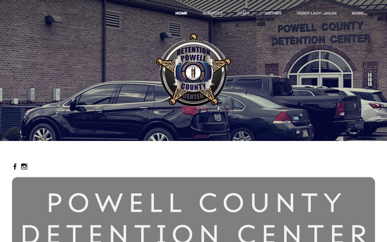 Powell County arrest records and court charges detention center homepage