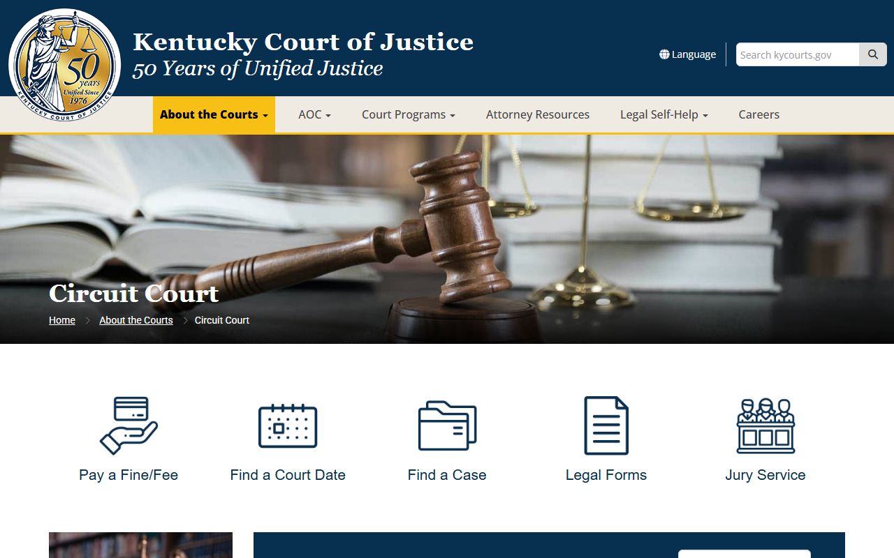 Powell County court records Kentucky Circuit Court jurisdiction