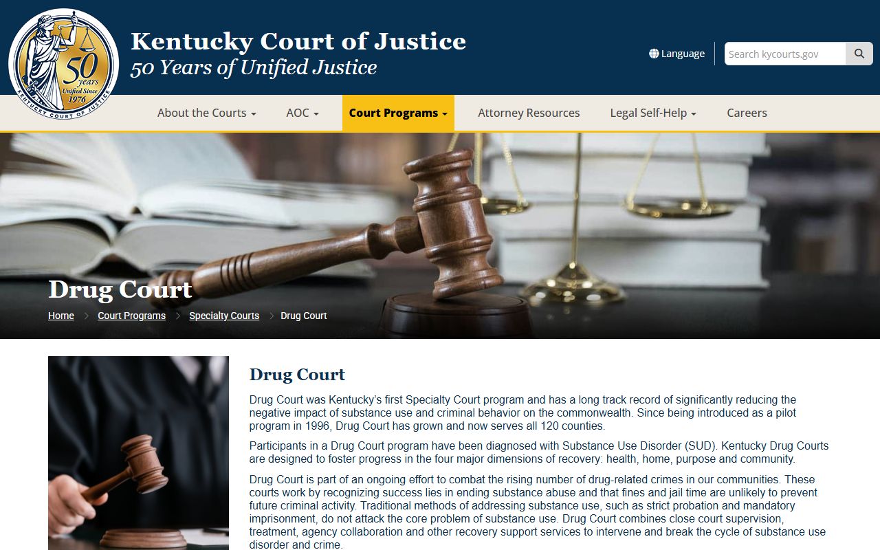 Powell County Circuit Court drug court records